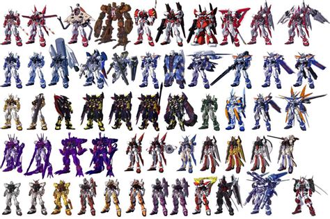 I tried to be a thorough as possible in including as many works as i could identify and reasonably place. GUNDAM GUY: Gundam Astray Chart - Can You Name Them All?