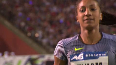 Ze is in topvorm dus, op de piste én in haar studeerkamer! Nafi Thiam wint hoogspringen - Nafi Thiam remporte le ...