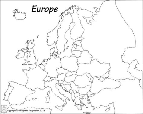 Click on the europe physical outline map to view it full screen. Free Printable Outline Maps | Printable Maps