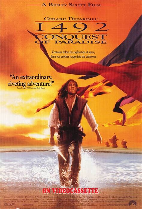 Conquest of paradise is a 1992 epic historical drama film directed and produced by ridley scott and starring gérard depardieu, armand assante, and sigourney weaver. 1492: Conquest Of Paradise movie posters at movie poster ...