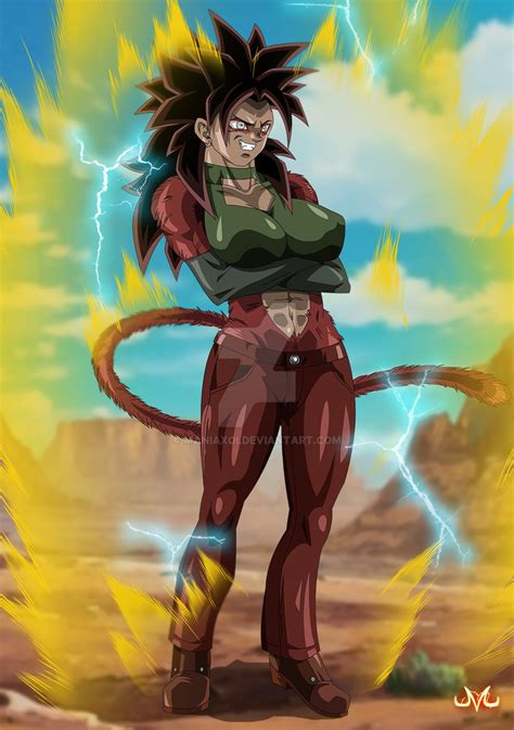 The dragon granted the wish and plunged the world in darkness. OC : Ion SSJ4 by Maniaxoi on DeviantArt