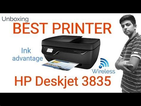 Print from the mobile device,use the eprint,airprint app. HP Deskjet ink advantage 3835 best printer unboxing and setup