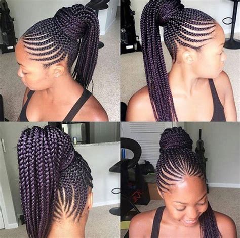 The brush up hair style is a trendy hairstyle, which males under the age of 25 in europe and the there is some similarity of the brush up hair men hairstyle with the quiff, except that the entire hair. Nice braid work via @narahairbraiding - Black Hair Information