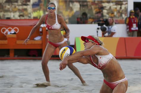 ^ volleyball at the 2000 sydney summer games. Canada eliminated in women's beach volleyball at Rio ...