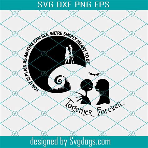 Jack and sally heart svg file, jack skellington svg,the nightmare before christmas svg. Nightmare Before Christmas Svg, Disney Halloween svg - SVGDOGS