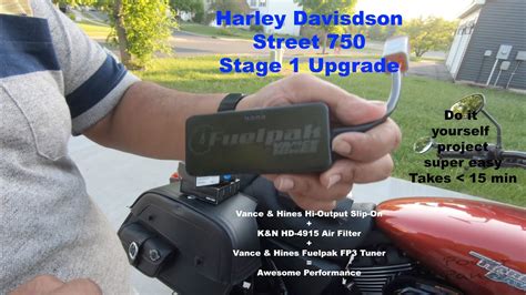 Whether you own a harley touring, softail, dyna. Stage 1 upgrade for Harley Davidson Street 750 - Part 1 ...