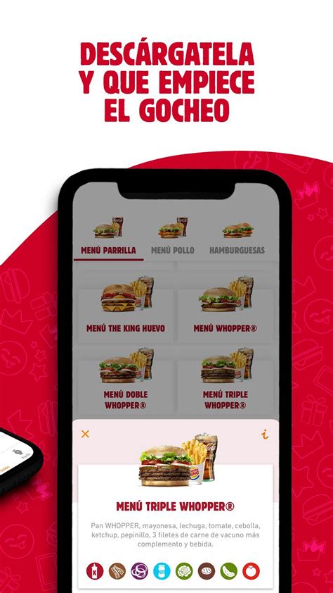 Get secret deals and exclusive mobile coupons with the official burger king® app and save like a king! BURGER KING® España for Android - APK Download