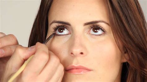 Don t press too hard and avoid getting any inside your eye. How to Apply Eyeliner to Bottom Lid for a Natural Look ...