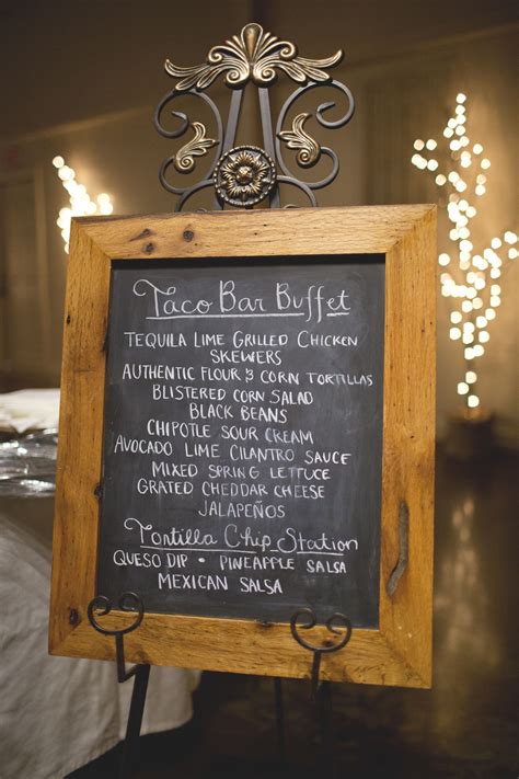 We had a house full of kids, so i decided to make a taco buffet. Douglas Manor Summer Wedding | Taco Bar Reception | Taco ...