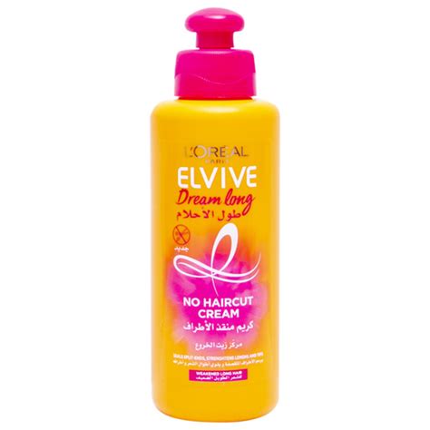 Its conditioning formula is enriched with a cocktail of keratin, vitamins and castor oil. Buy L'Oreal Elvive Dream Long No Haircut Cream 200ml ...