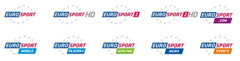 Several different versions of the channel exist across europe, where television rights for sport differ. The Branding Source: New logo: Eurosport