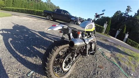 » motorcycles for sale in uk » triumph » scrambler » 2015 triumph scrambler. Riding an Awesome Triumph Scrambler 900 - Arrow Exhaust ...