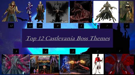 Maybe you would like to learn more about one of these? Top 12 Castlevania Boss Themes by JJHatter on DeviantArt
