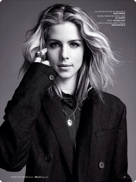 Episode 185 with emily bett rickards. Emily Bett Rickards - Bello Magazine December 2015 Issue