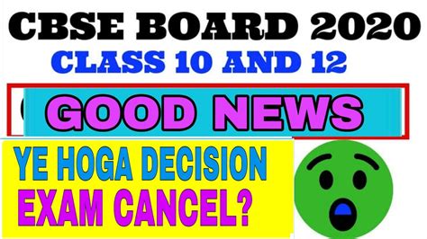 From minor to major, all the news for class 1st to class 12th will be updated here. Cbse board exam latest update | Cbse decision likely today ...