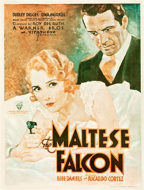 28.05.1931 · the maltese falcon (1931) is a crime, drama movie starring bebe daniels and ricardo cortez. The Maltese Falcon (1931) dir. Roy Del Ruth (With images ...