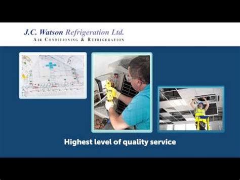 Customer service was great as were the employee to employee working relationships. Refrigeration: Jc Watson Refrigeration Air Conditioning