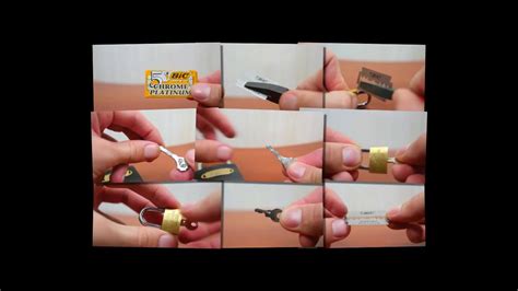 How to open a lock without key | Life Hacks - YouTube