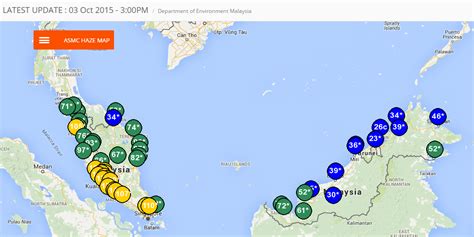 In malaysia, there are two main indices which are water quality index (wqi) and air pollutant index (api). Air Pollutant Index of Malaysia