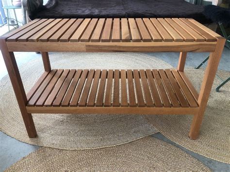 Destiny badezimmer hocker bank teakholz bad sitzbank ablage. MOLGER Badezimmer BANK von IKEA | Kaufen auf Ricardo