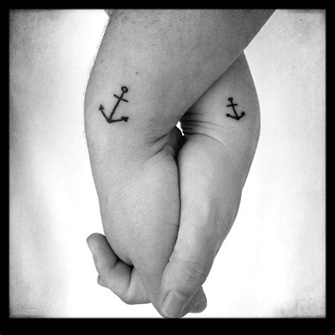 See more ideas about anchor tattoos, tattoos, family anchor tattoos. His & hers matching anchors ⚓️⚓️⚓️ | Traditional tattoo ...