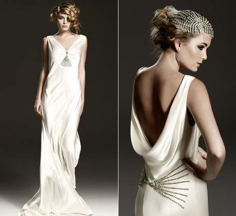 Stile anni '20 moda anni '30 abiti da sposa da sogno. Modelli abiti anni 20