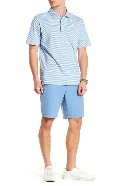 Be sure to follow us on twitter for the latest deals and more. Peter Millar Linen Seaside Chino Shorts in Blue for Men - Lyst