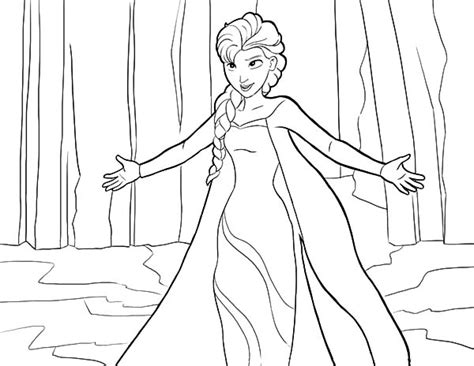 Many beautiful disney princess coloring page for kids. Princess Anna Sister Queen Elsa Coloring Pages : Best ...