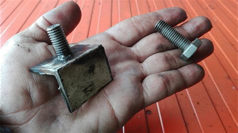 This will corrode the two unlike metals and create a bond nearly as strong as welding the pieces together. How to remove a broken screw or bolt by welding - YouTube