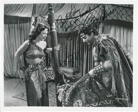 Hedy lamarr are solange mattioli, umberto duca and their laptop. Samson & Delilah Movie Cast - Autographed Signed ...