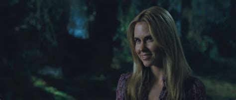 The cabin in the woods. Photo of Anna Hutchison, who portrays "Jules Louden", from ...