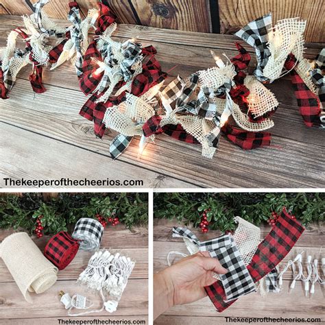 Check spelling or type a new query. DIY Buffalo Plaid Light Up Garland - The Keeper of the ...