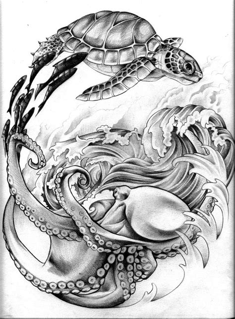 Pin by Woolly on tattoo | Ocean tattoos, Sea tattoo sleeve ...