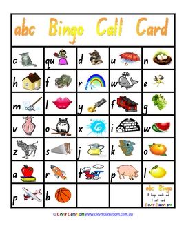 Play alphabet bingo online for free. Alphabet Bingo by Clever Classroom | Teachers Pay Teachers