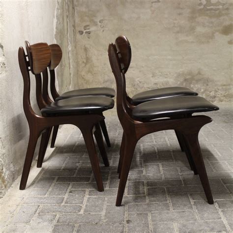 Check out our dinner chairs selection for the very best in unique or custom, handmade pieces from our furniture shops. Set of 4 dinner chairs by Louis van Teeffelen for Wébé ...