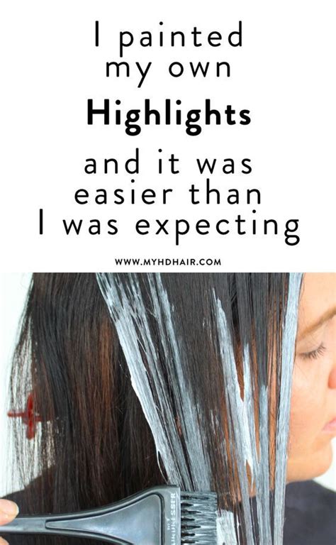 But before you go searching for mixing bowls and hair foils, read these tips from three experts. I painted my own Highlights and lived to tell the tale ...