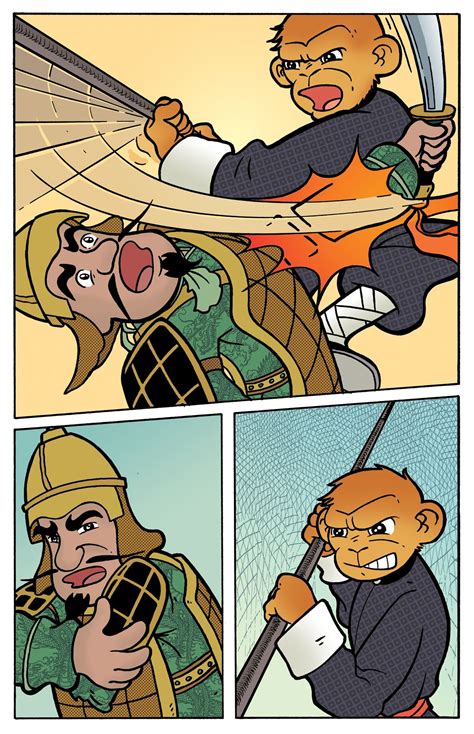 The journey would not have taken nearly so long if xuanzang didn't insist. Monkey King graphic novel page