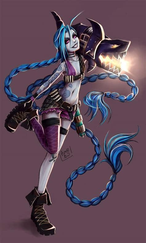 Or shake things up a bit? League of Legends Jinx wallpapers HD free download
