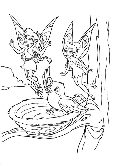 Drawing tinkerbell fawn picture 1054545 drawing tinkerbell fawn. Tinkerbell And Fawn Say Goodbye To A Bird In Disney ...