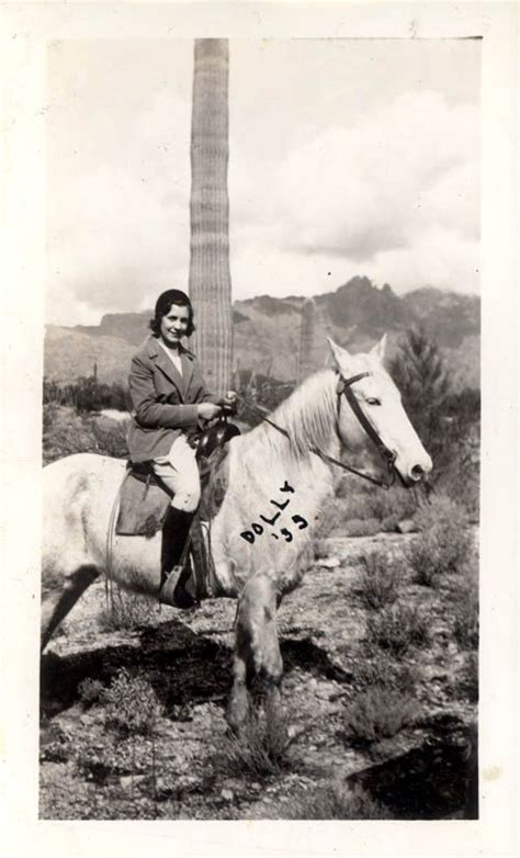 Desert landscapes look like the backdrops in old cartoons, endless loops showing a lone cactus silhouetted postcard perfect arizona poster by saija lehtonen. vintage photo 1933 Dolly in Desert Cactus Rides Her White ...