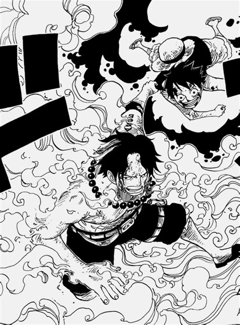 Announcing that one piece can be claimed by anyone worthy enough to reach it, the pirate king is executed and the great age of pirates begins. Ace and Luffy -one piece | Dessins incroyables, Dessin ...