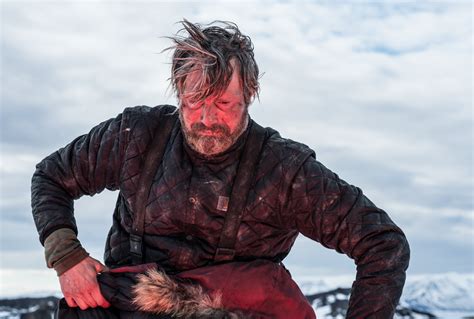 It appears that he has been there for some time. Review - Arctic (2019) - Screendependent