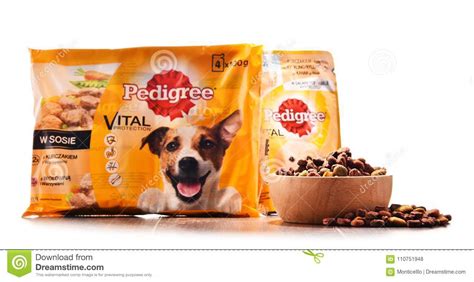 Dry pedigree food from the international brand of dog food business division petcare of the american manufacturer of food and pet. Pedigree Petfoods Products Of Mars Incorporated Editorial ...