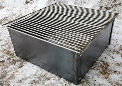 This attractive cover easily slips on and off of your fire pit, and is designed to be used with a domed spark screen. Square Fire Pit Liner