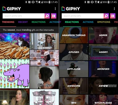 We're the first and largest gif search engine where artists, brands, and users alike go to make everyday conversation more entertaining. Giphy n'est plus une exclusivité réservée à iOS - FrAndroid