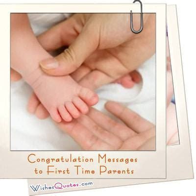 Parents always appreciate looking back on the special memories they otherwise might have lost to sleep deprivation during baby's first year. Congratulation Messages to First Time Parents