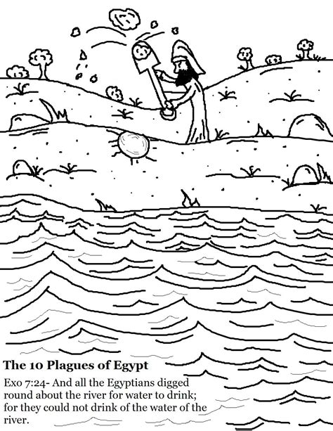 God sent moses to tell pharaoh that if his people were not released, plagues would come. Coloring pages | 10 plagues, Plagues of egypt, Coloring pages