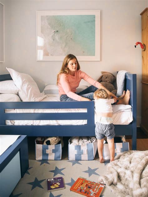 Also, position it it uses the same mattress your crib does and that will save you some on the because a child will likely still need a nap until the age of three, putting. Transitioning to a Toddler Bed with duduc! | Toddler bed, Toddler bed boy