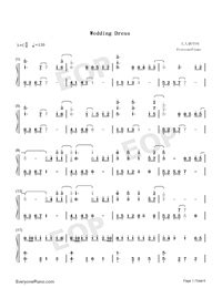 Download and print free pdf sheet music for all instruments, composers, periods and forms from the largest source of public domain sheet music browse sheet music by composer, instrument, form, or time period. Wedding Dress-Taeyang Free Piano Sheet Music & Piano Chords