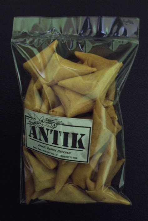 Popular fast food snack or bar food served as sides with main meals. Antik Snack Malang